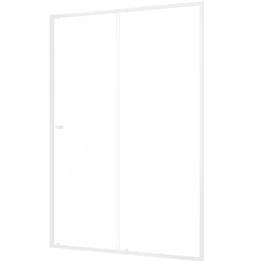 Sealskin schuifdeur voor nis Contour mat wit 120 x 200 cm