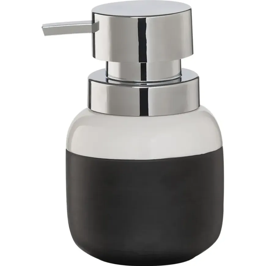 Sealskin Sphere zeepdispenser porselein zwart