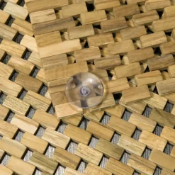 Sealskin Woodblock badmat teak 52 x 90 cm