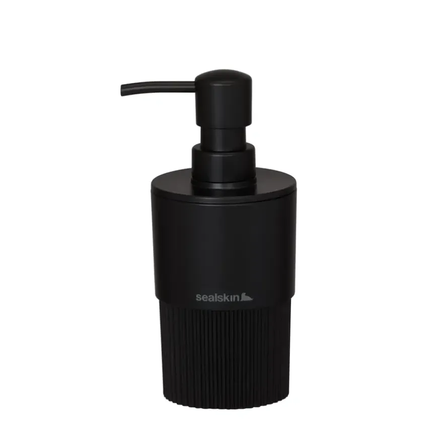 Sealskin Zeepdispenser Brave zwart 280 ml vrijstaand