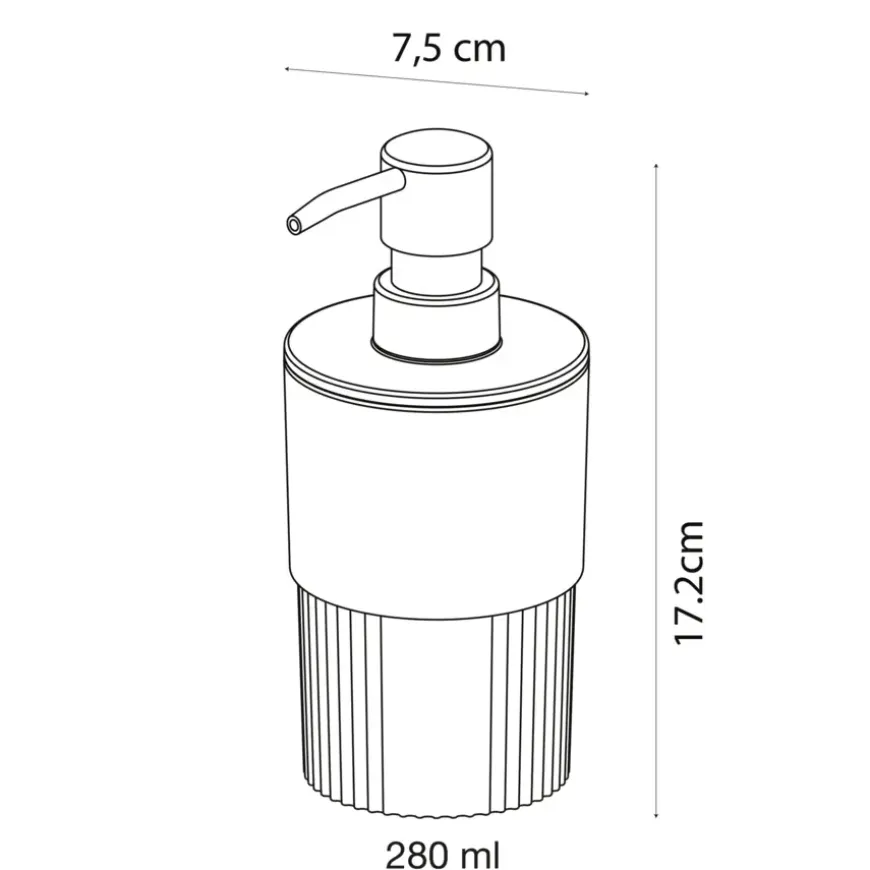 Sealskin Zeepdispenser Brave donker groen 380 ml vrijstaand