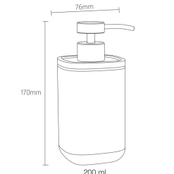 Sealskin Zeepdispenser Mind donker groen 200 ml vrijstaand