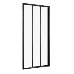 Sealskin zijwand schuifdeur voor douchecabine Hooked mat zwart 90 x 200 cm