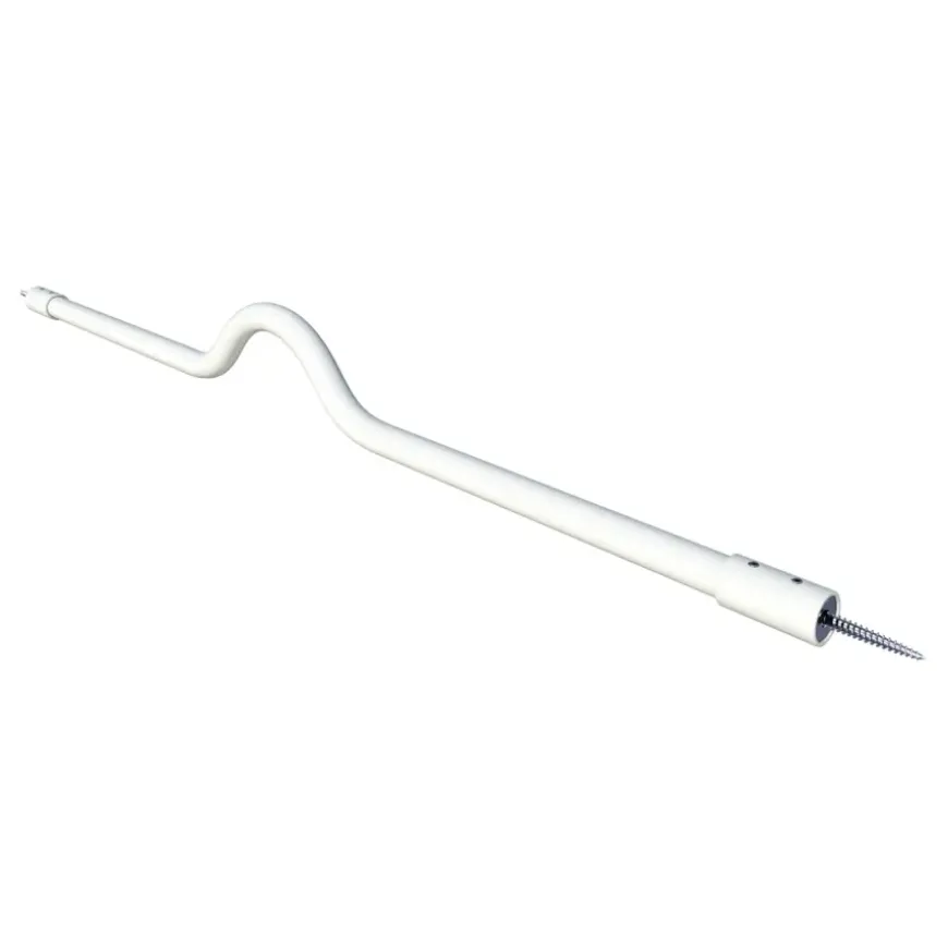 SecuBar barrièrestang Twist Combi RAL 9010 (Wit) SKG 2-sterren 97 cm