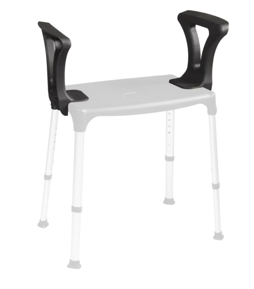 Secucare armleuning zwart tbv Quattro stoel