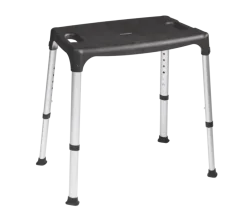 Secucare douchekruk Quattro rechthoek verstelbaar hoogte 39-54 cm zwart