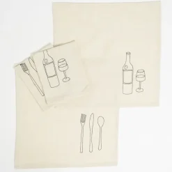 Servet beige 4 stuks - l40xb40cm