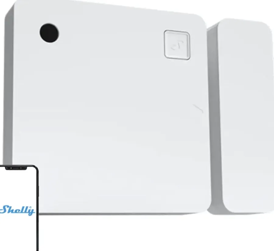 Elektronische Beveiliging|Sensoren > SHELLY Blu Door/Window White draadloze deur/raamsensor Bluetooth