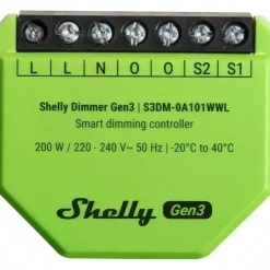Dimmers|Inbouw Schakelmateriaal > SHELLY Dimmer Gen3 slimme LED dimmer WiFi