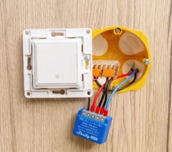 Draadloze Schakelaars|Schakelaars > SHELLY 1 Mini Gen4 slimme schakelaar WiFi