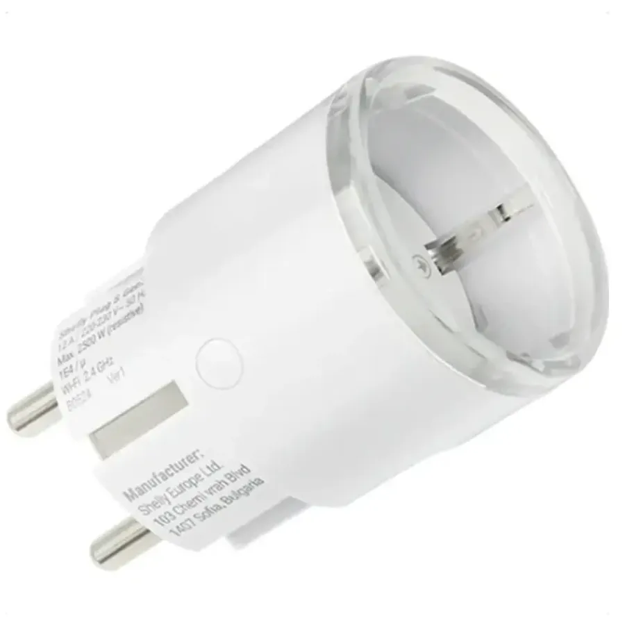 Stekkers|Schakelaars > SHELLY Plug S Gen3 slimme stekker & energiemeter WiFi wit