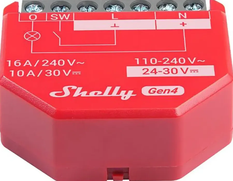 Meetapparatuur > SHELLY 1PM Gen4 slimme schakelaar & energiemeter WiFi