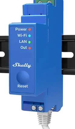 Draadloze Schakelaars|Schakelaars > SHELLY Pro 1 slimme schakelaar WiFi Bluetooth DIN-rail