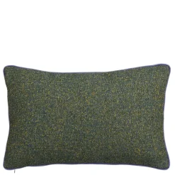 Sierkussen bouclé blauw - l45xb45xh10cm