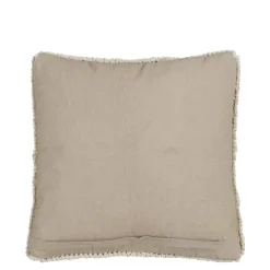 Sierkussen graphic beige - l45xb45xh10cm