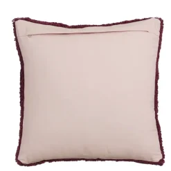 Sierkussen hart donker roze - l45xb45xh10cm