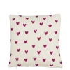 Sierkussen hart fuchsia - l45xb45xh10cm