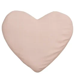 Sierkussen hart licht roze - l50xb45xh8cm