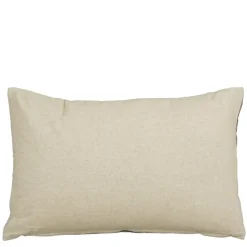 Sierkussen stip donker bruin - l55xb35xh10cm