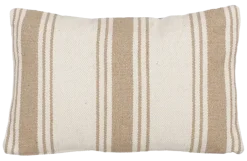 Sierkussen streep beige - l55xb35xh10cm