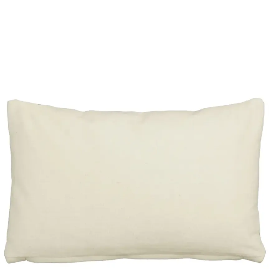 Sierkussen streep hart rood - l55xb35xh10cm