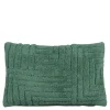Sierkussen tufted groen - l55xb35xh10cm