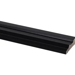Houtenprofielen > Geen Sierlijst grenen zwart gelakt 15x57mm 270cm