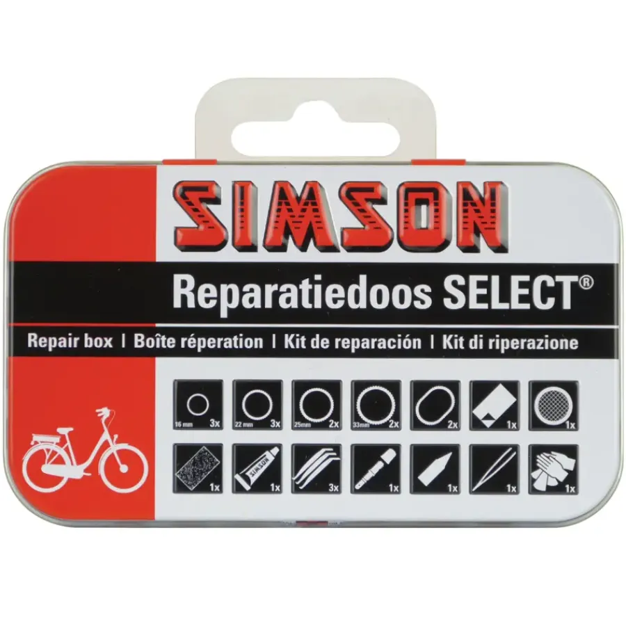 Fietsreparatie > Simson select bandenreparatieset