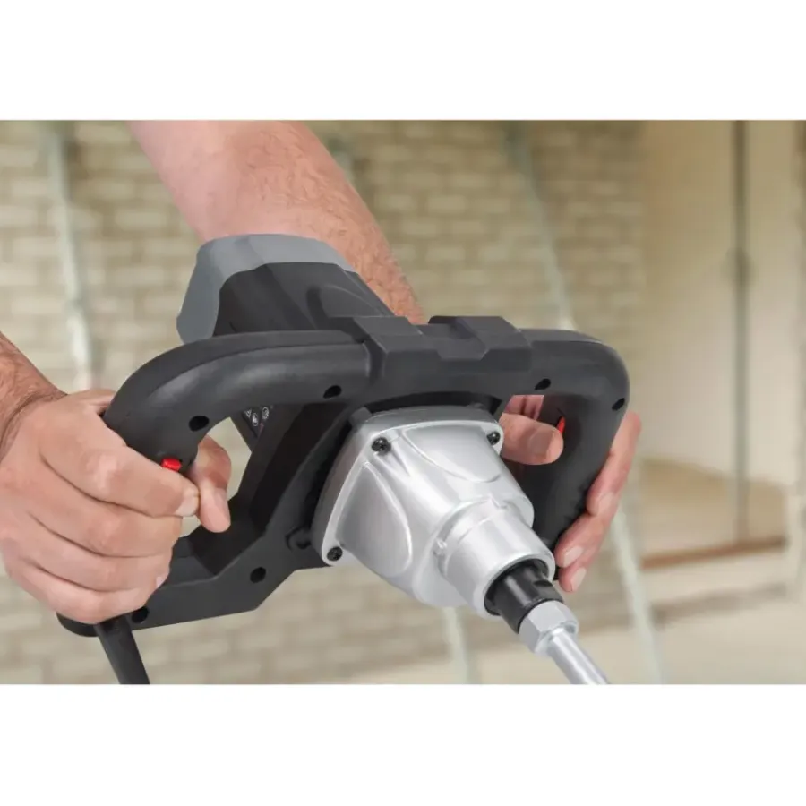 Toebehoren & Benodigdheden > SKIL beton- & verfmenger (mixer) 1016AA 1200W inclusief universele mengstaaf