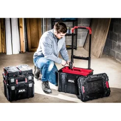 Gereedschapskisten & Opbergsystemen > SKIL Compacte stapelbare gereedschapskoffer met universele insert