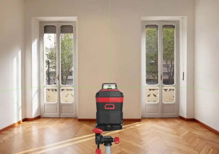 Kruislijnlasers|Waterpassen > SKIL kruislijnlaser / rotatielaser 360° groen 30m 1961DA Li-ion – incl. USB oplaadkabel en statief