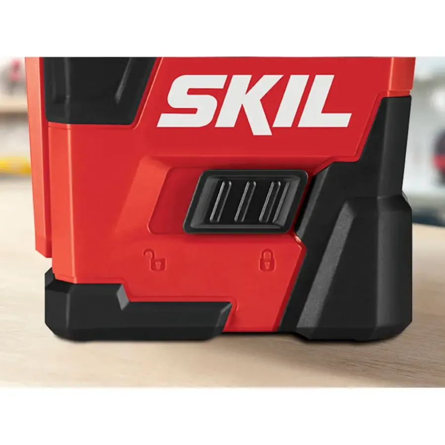 Kruislijnlasers|Waterpassen > SKIL kruislijnlaser / rotatielaser 360° groen 30m 1961DA Li-ion – incl. USB oplaadkabel en statief