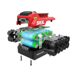 Overige Elektrisch Gereedschap Accessoires > SKIL 20V accu 4.0Ah met USB-C aansluiting (2-zijdig) 3144AA