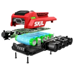 Overige Elektrisch Gereedschap Accessoires > SKIL 20V accu 2.0Ah met USB-C aansluiting (2-zijdig) 3142AA