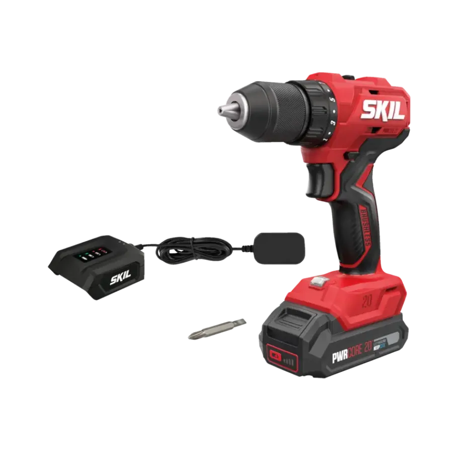 Accuboormachines|Boormachines > SKIL 20V accuboormachine 3011AA brushless (incl. 2,0Ah accu + lader)