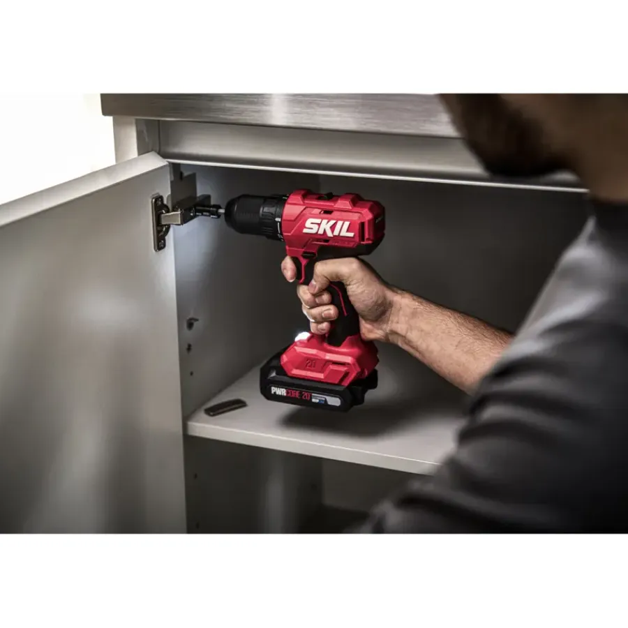 Accuboormachines|Boormachines > SKIL 20V accuboormachine 3011AA brushless (incl. 2,0Ah accu + lader)