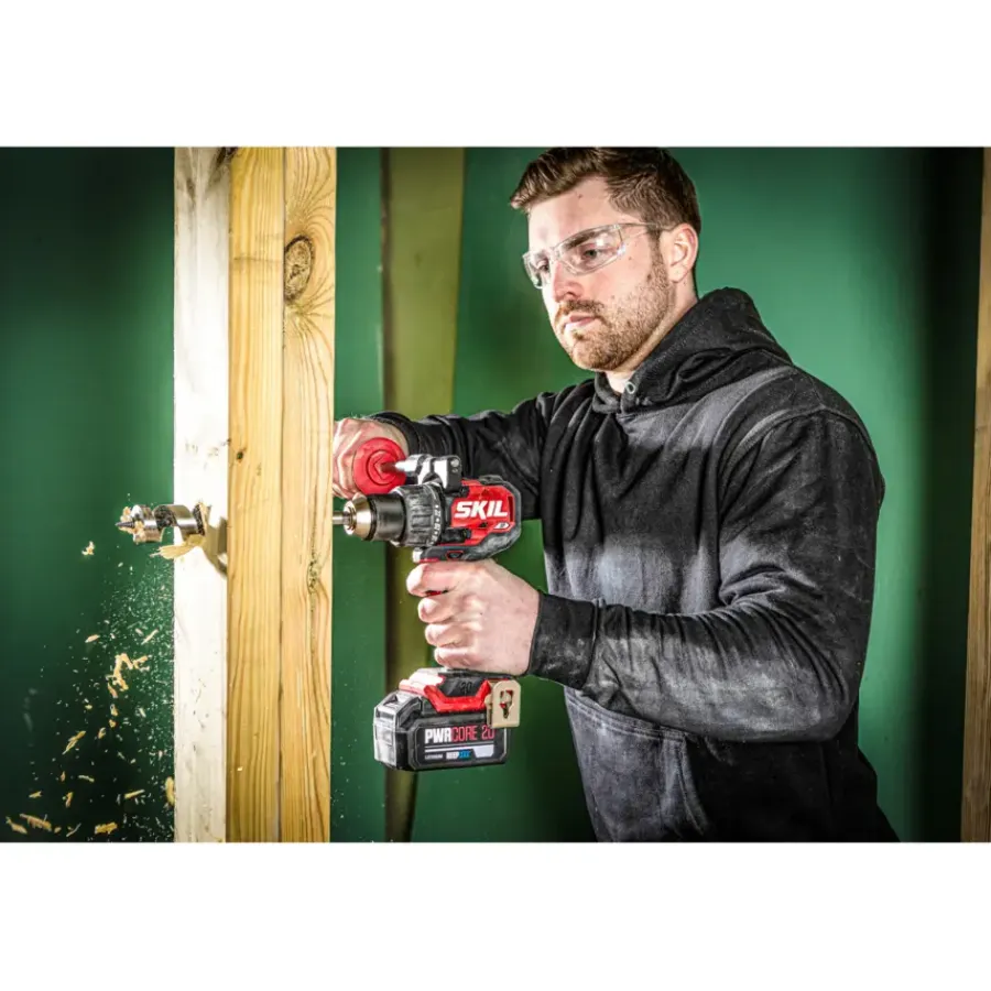 Accuboormachines|Boormachines > SKIL 20V accuboormachine brushless (120Nm)3080HC Incl. 2 accu's 2Ah + lader en koffer