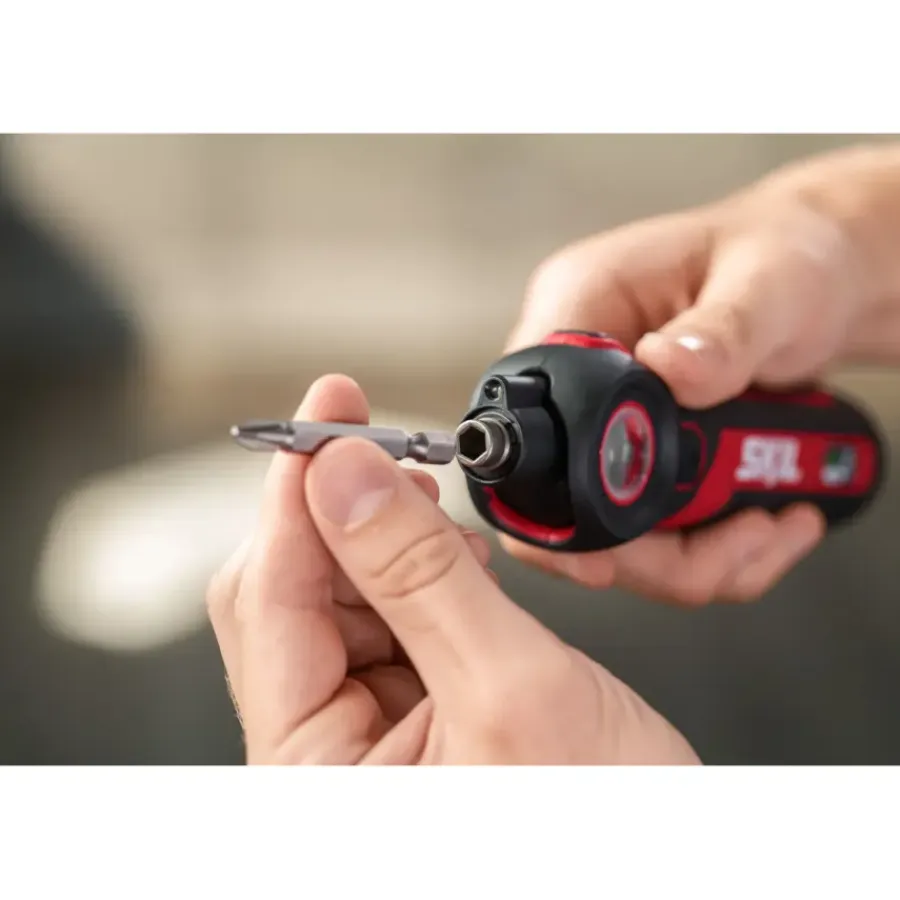 Boormachines|Schroevendraaiers > SKIL 4V accuschroevendraaier met kantelbare kop 2714GA (Incl. USB-C Lader, koffer en 28 accessoires)