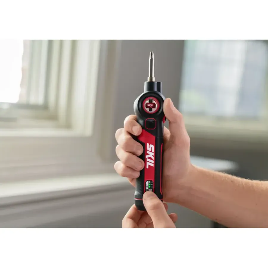 Boormachines|Schroevendraaiers > SKIL 4V accuschroevendraaier met kantelbare kop 2714GA (Incl. USB-C Lader, koffer en 28 accessoires)