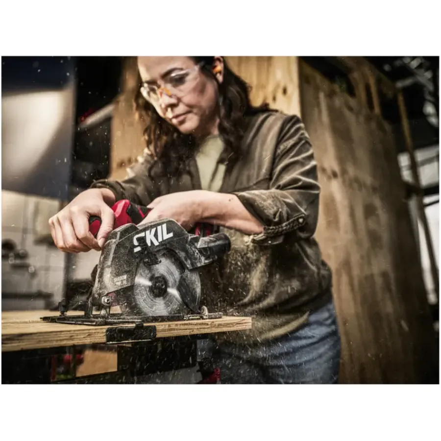 Accu Cirkelzaag > SKIL 20V cirkelzaag 3551CA brushless 57mm incl. CT zaagblad (zonder accu)