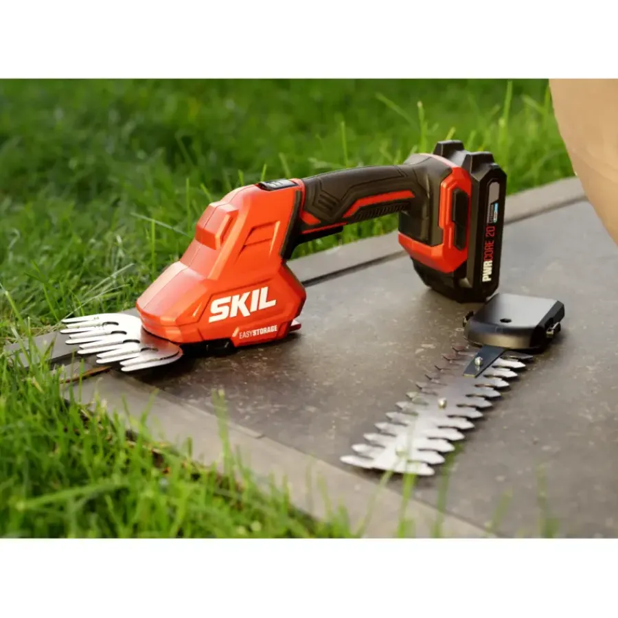 Grasscharen En Buxusscharen|Heggenscharen > SKIL 20V gras- en struikschaar 0630CA (zonder accu)