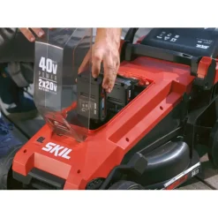 Grasmaaiers > SKIL 20V grasmaaier 0130BA brushless 34cm + 2 accu's 2,0Ah + snellader