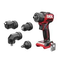 Accuboormachines|Boormachines > SKIL 20V klopboormachine 60Nm met 4 opzetstukken 3076CA brushless (zonder accu)