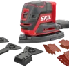 Accu Schuurmachine|Schuurmachines > SKIL 20V multischuurmachine 3720CB compact brushless incl. 24 schuurbladen en 3 schuurhulpstukken (zonder accu)