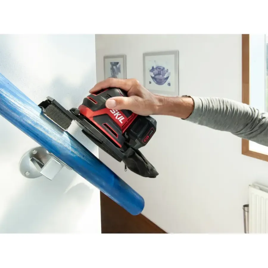Accu Schuurmachine|Schuurmachines > SKIL 20V multischuurmachine 3720CB compact brushless incl. 24 schuurbladen en 3 schuurhulpstukken (zonder accu)