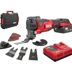 Multitools > SKIL 20V multitool 3650GA brushless incl. 2,0Ah USB accu + snellader en accessoires