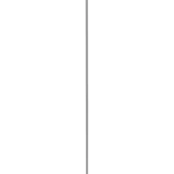 Slijtstrip kunststof RVS look zelfklevend 2,5x40mm 260cm