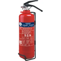 Brandblussers > Smartwares Brandblusser BB1 Poeder 1 kg Brandklasse ABC Inclusief Ophangbeugel