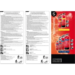 Brandblussers > Smartwares Brandblusser BB1 Poeder 1 kg Brandklasse ABC Inclusief Ophangbeugel