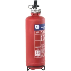 Brandblussers > Smartwares Brandblusser BB2 Poeder 2 kg Brandklasse ABC Inclusief Ophangbeugel